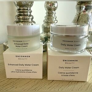 NWT-UNCOMMON JAMES Enhanced Daily Water Cream set of 2